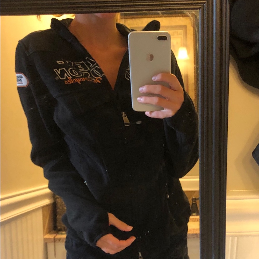 Harley Davidson fleece zip up